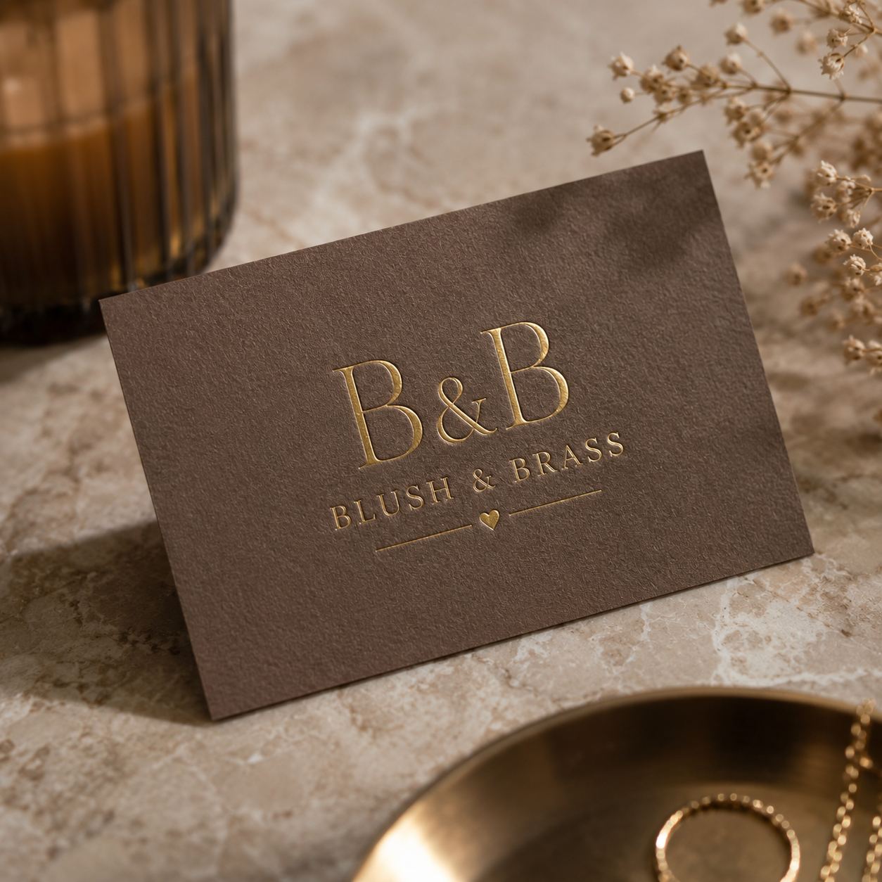 Blush & Brass Instagram post