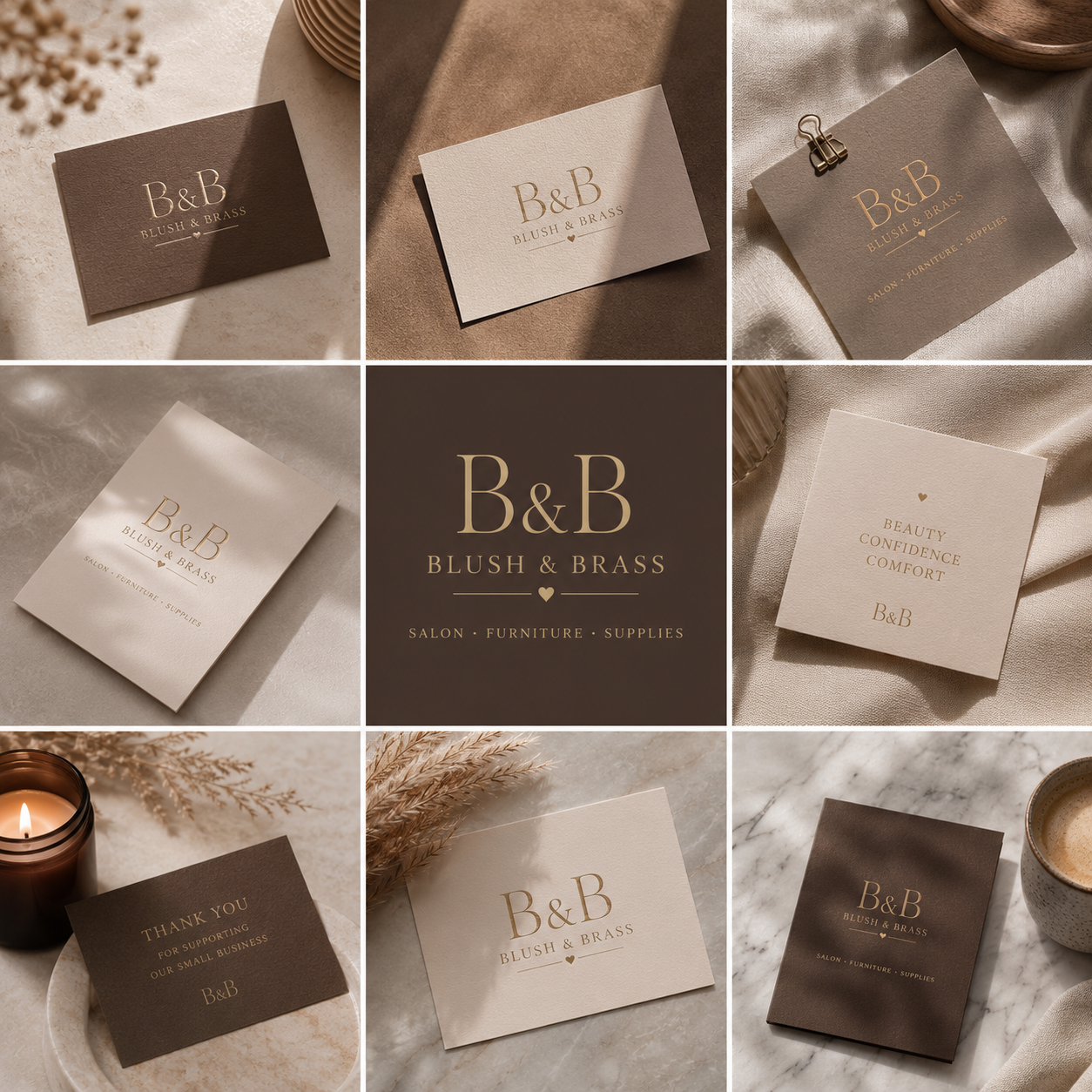 Blush & Brass — our story