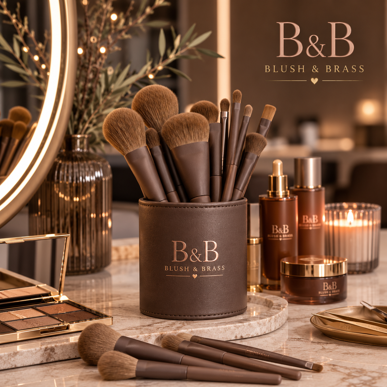 Blush & Brass Instagram post