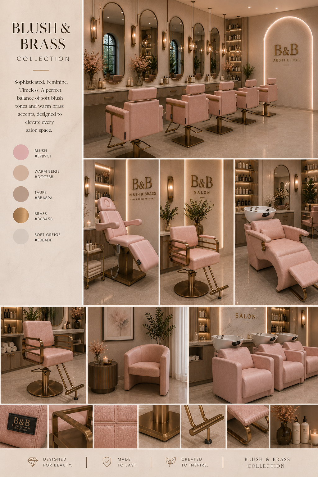 Blush & Brass Collection lookbook