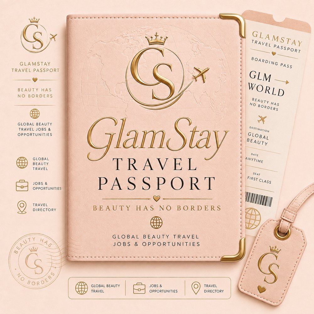 GlamStay Travel Passport — beauty professionals working and travelling abroad
